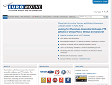 Tablet Screenshot of euromotive.co.uk